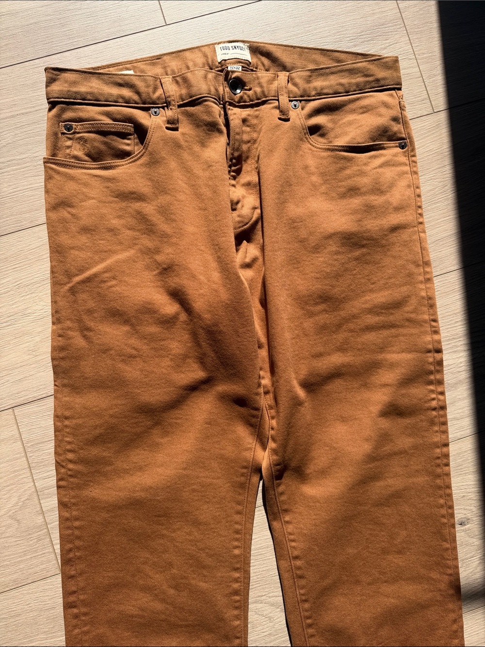 Todd Snyder Stretch 5-Pocket Chino Pecan 32x32